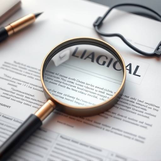 A conceptual image representing terms and conditions, with a magnifying glass over a legal document.