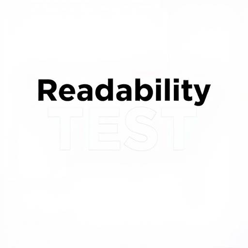 A demonstration of sufficient color contrast between text and background, ensuring readability.